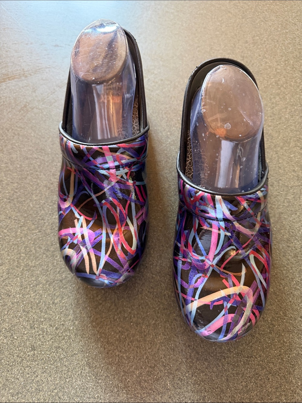 Dansko XP 2.0 Ribbon Patent Clog Professional Rocker Sz 39 - Picture 3 of 12